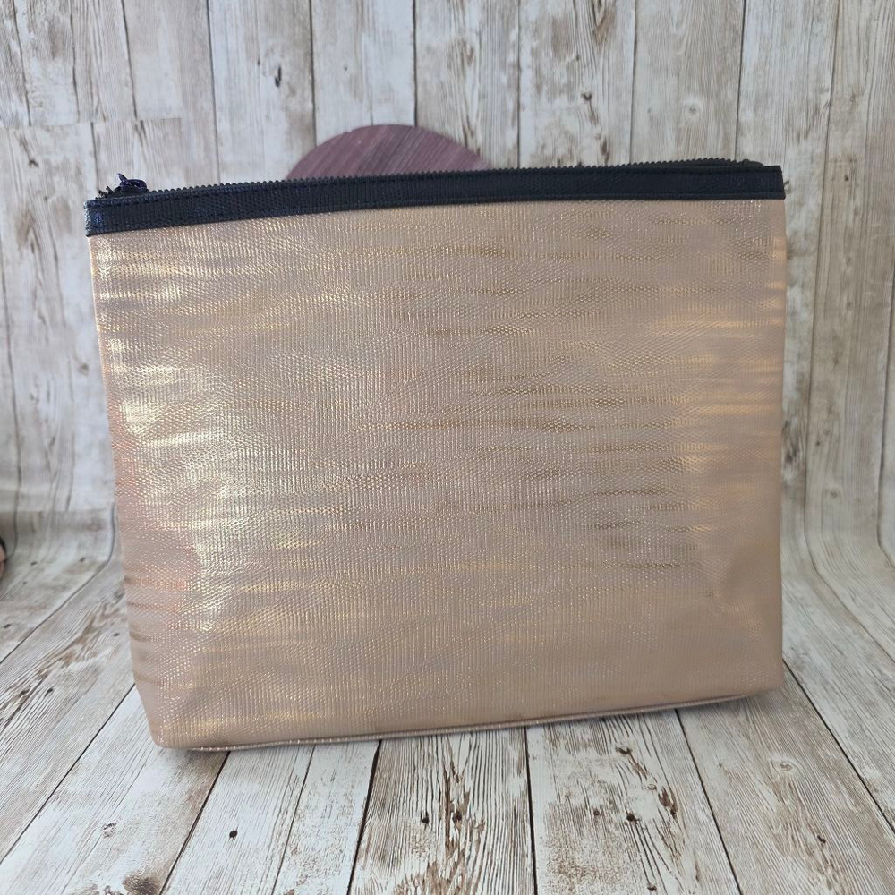 Lancome Gold Cosmetic Bag medium